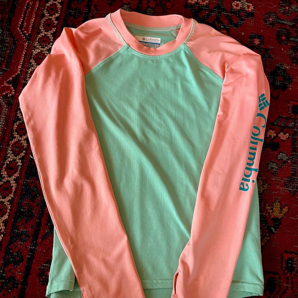 Girls Columbia Sun Shirt Size 7/8